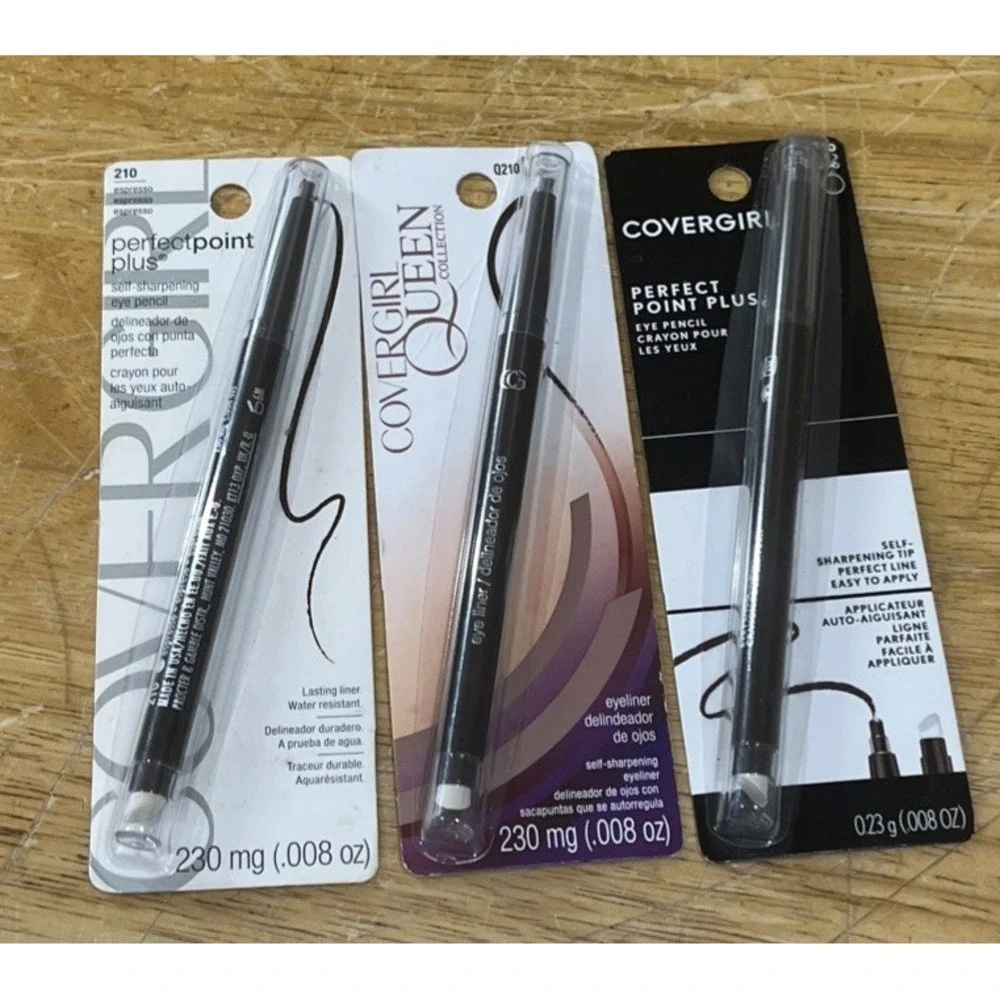 COVERGIRL 210 Espresso Perfect Point PLUS Eyeliner Pencil .008‎ oz. (3)